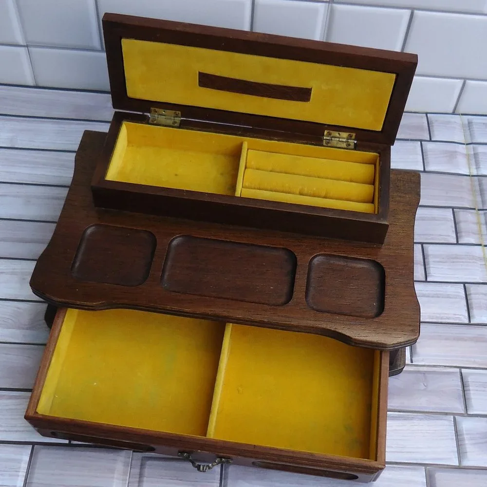 Jewelry Wood Designed Box or organizer storage.